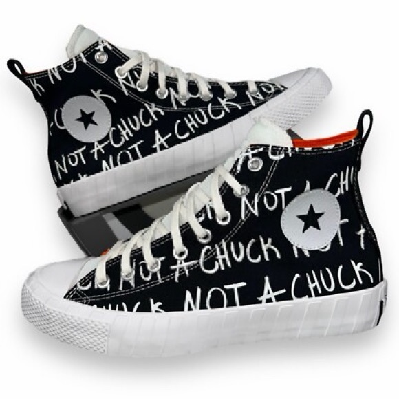 Converse NOT A CHUCK! Converse Chuck 70 Hi 'UNT1TL3D Black Mens 11 retro Y3K NEW - Picture 7 of 13